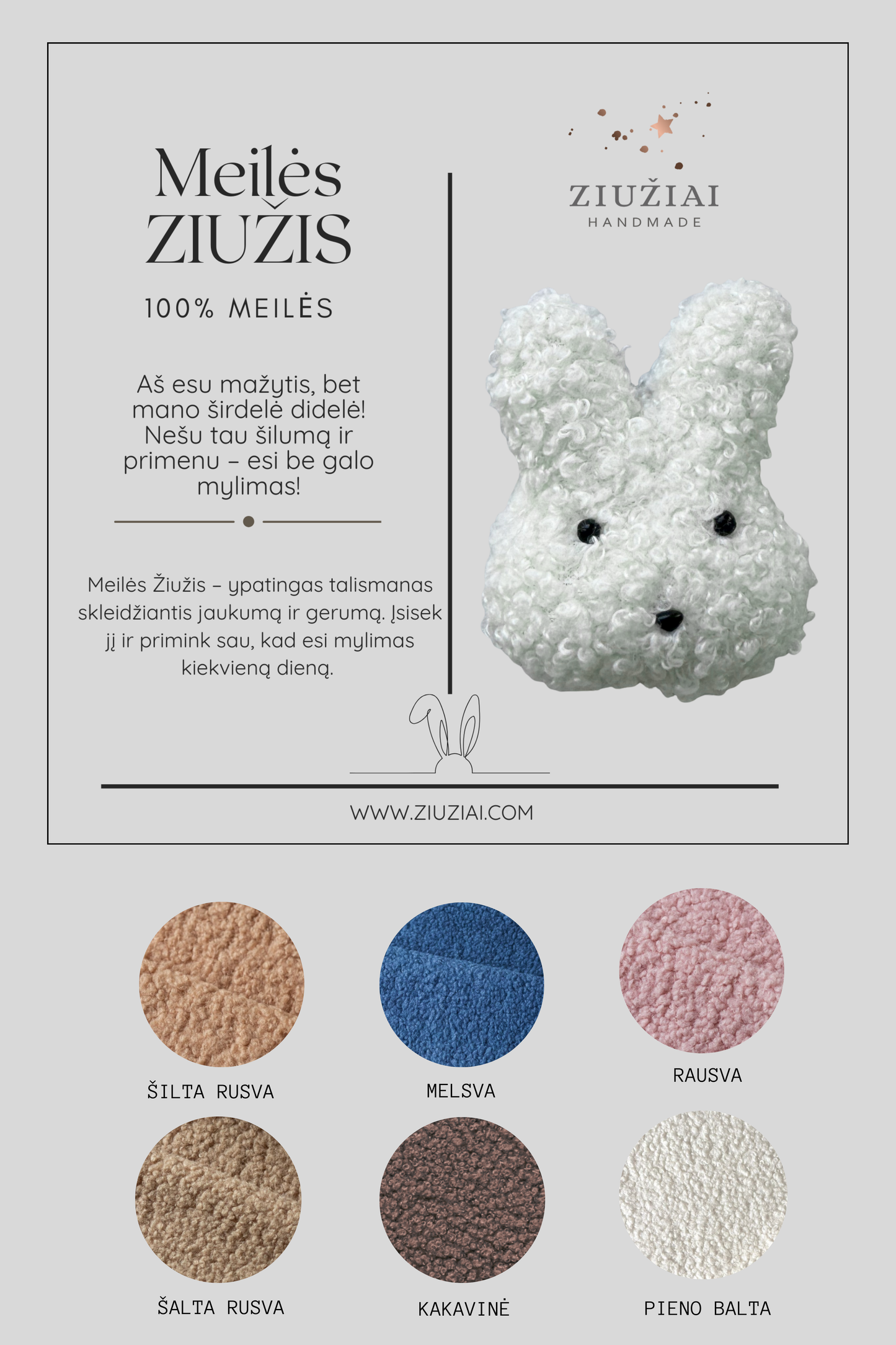 MEILĖS ZIUŽIS Talismanas