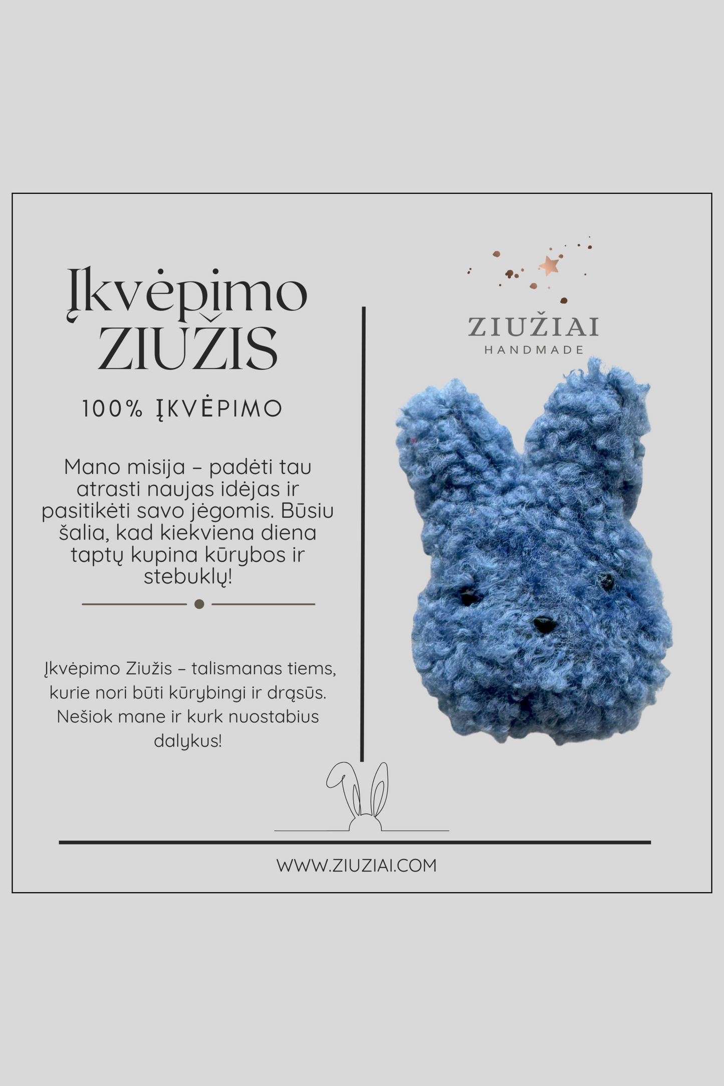 ĮKVĖPIMO ZIUŽIS Talismanas