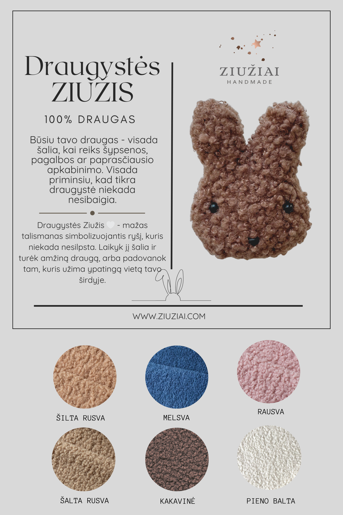 DRAUGYSTĖS ZIUŽIS Talismanas