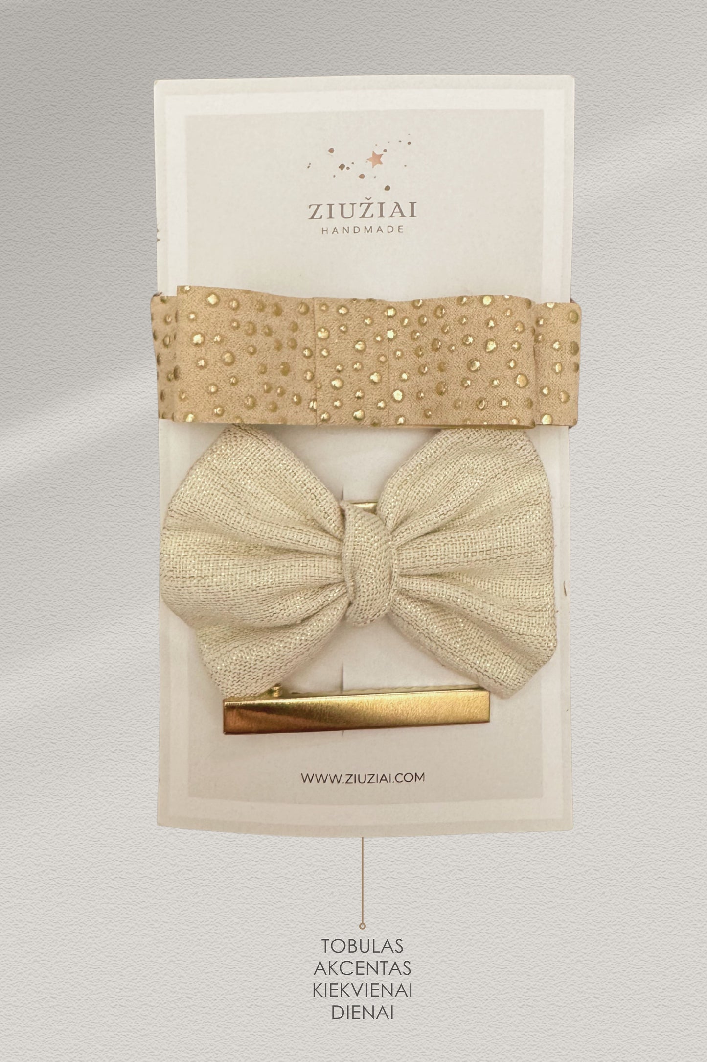 GOLDEN SAND Plaukų segtukų rinkinys