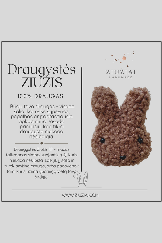 DRAUGYSTĖS ZIUŽIS Talismanas